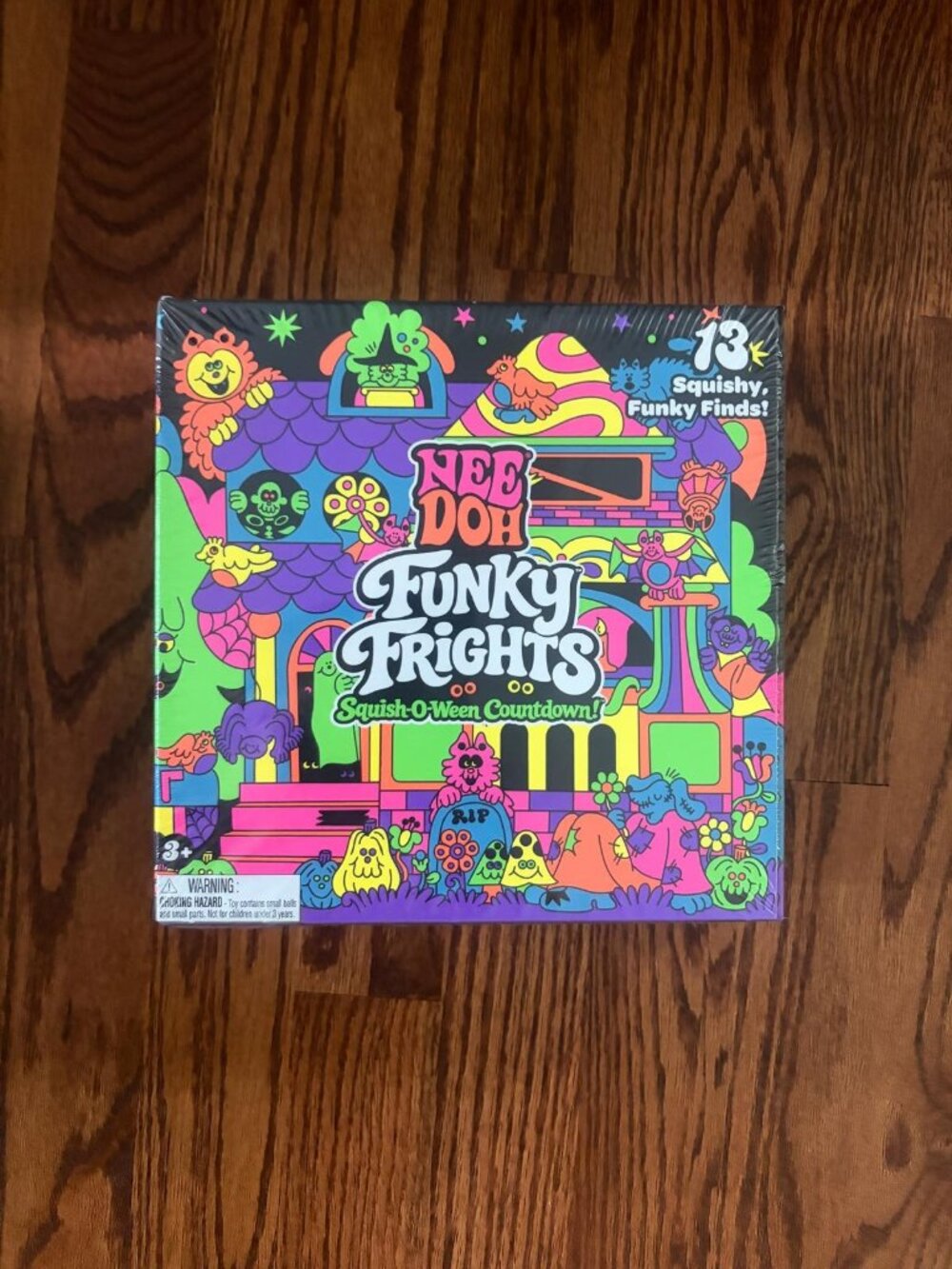 Schylling NeeDoh Squishy Funky Frights Calendar Squish-O-Ween Countdown Toy New
